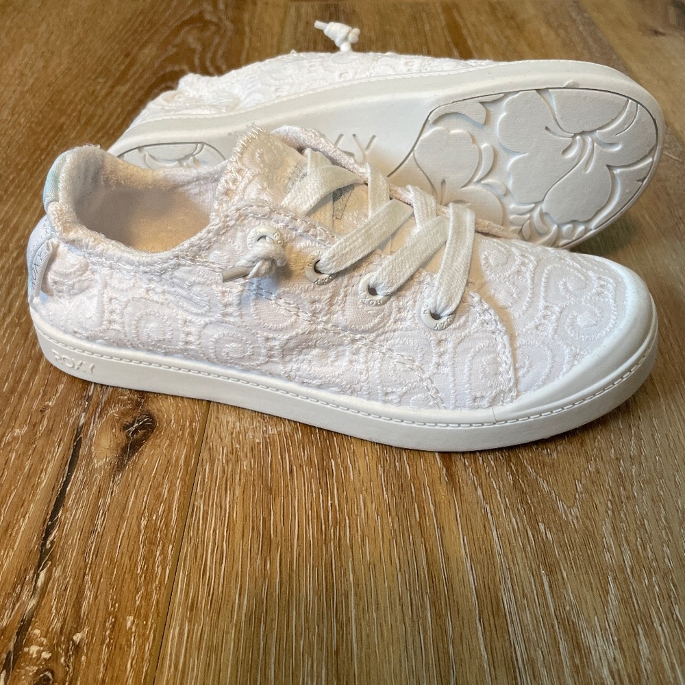 Roxy girls white sneaker